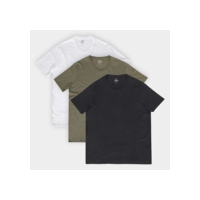 Kit Camiseta Hering C/ 3 Peças Masculina - Preto+Branco