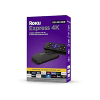 Roku Express 4K | Dispositivo de streaming para TV HD/4K/HDR compatível com Alexa, Siri e Google
