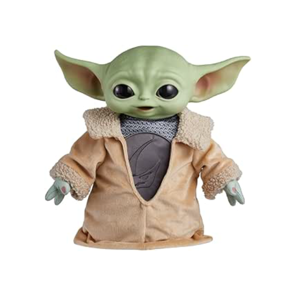 Star Wars Pelúcia Grogu com Armadura Beskar para crianças a partir de 3 anos