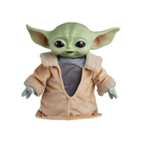 Star Wars Pelúcia Grogu com Armadura Beskar para crianças a partir de 3 anos