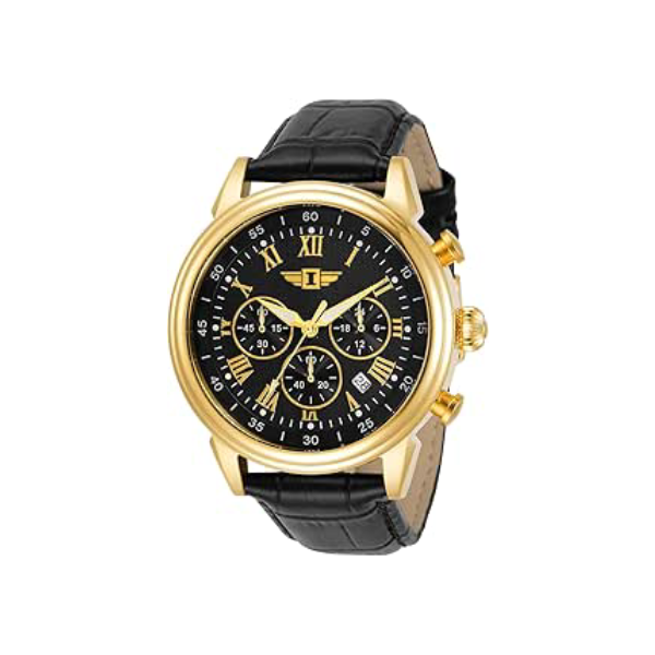 Invicta Relógio social masculino I 90242 cronógrafo preto com mostrador preto