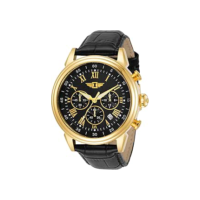 Invicta Relógio social masculino I 90242 cronógrafo preto com mostrador preto