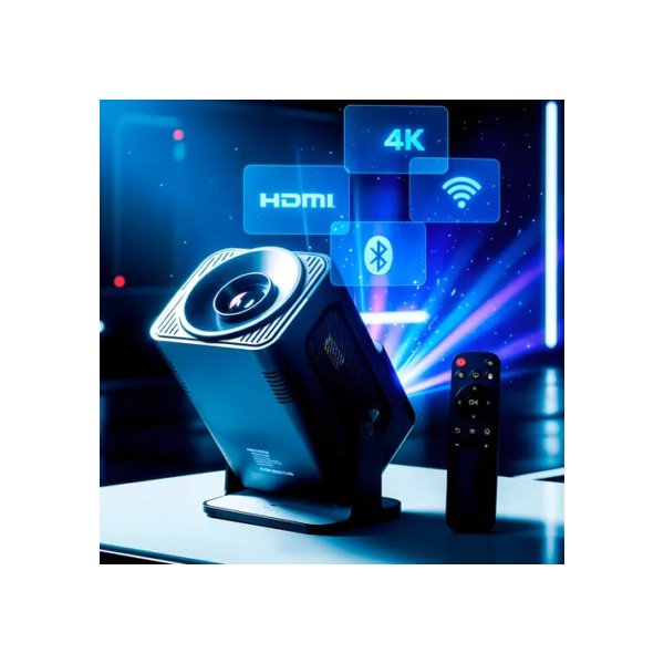 Projetor Smart Portátil Hy 320 Full Hd 4k Bluetooth Wifi Cor Branco Android 11.0 5g Tv Cinema Em Casa Several Importados