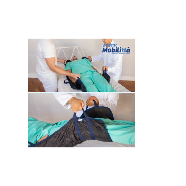 Lençol De Transferência Com Alças para Pacientes Acamados, Idosos, Reforçados, Até 100KG - Perfetto