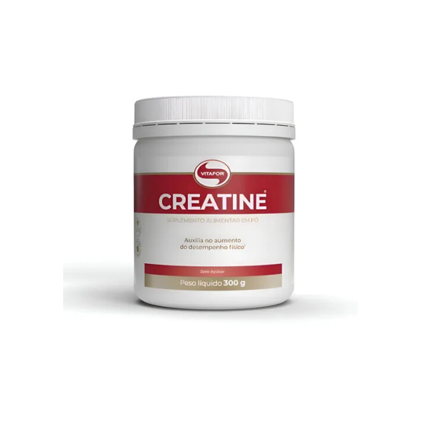 Creatina Monohidratada Creatine Vitafor 300g Sem Sabor