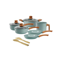 Jogo de Panelas de Alumínio Revestimento Cerâmico com Antiaderente Ecoglide Tuut Marble 8 peças