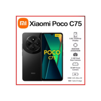 (Novo) Xiaomi Poco C75 Preto 8GB+256GB RAM,6GB+128GBRAM