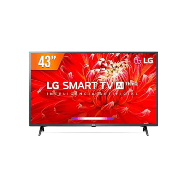 2021 Smart TV LG 43" Full HD 43LM6370 WiFi Bluetooth HDR ThinQAI compatível com Inteligência Artificial