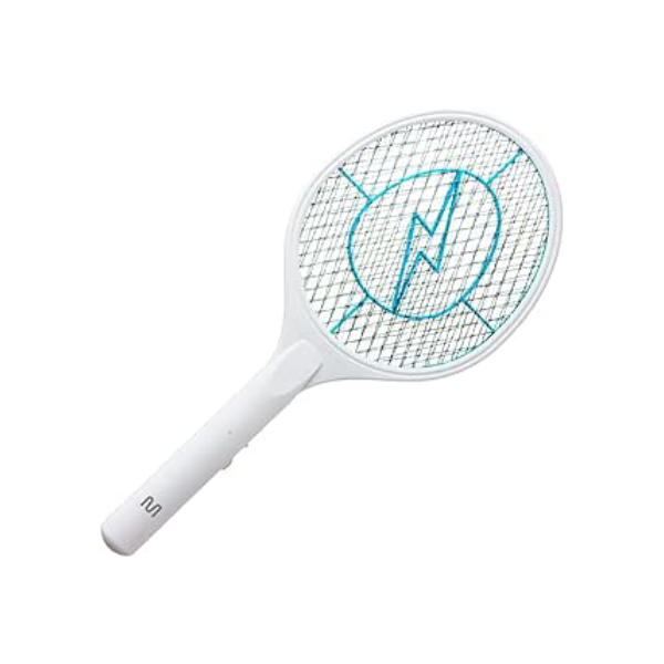 Raquete Elétrica Mata Insetos com Bateria Recarregável Bivolt Multi Saúde - HC034