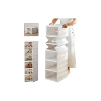 Sapateira Vertical Empilhável Caixa Sapato Tênis 6 Andares