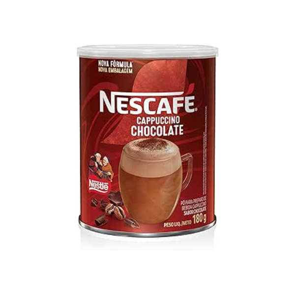 Café Solúvel Nescafé Cappuccino Dois Frades Lata 180g