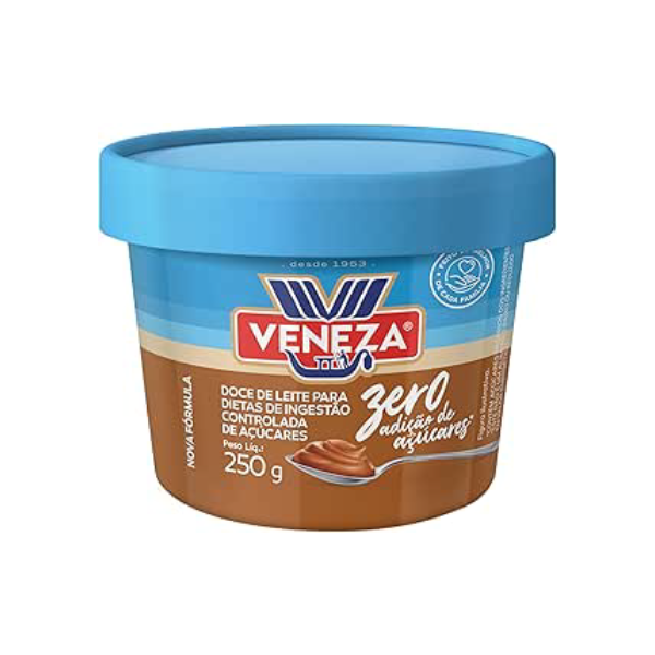 Veneza Doce de Leite Zero Adição de Açúcares 250g