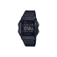 Relógio Casio Masculino Digital Negativo W-800h-1bvdf