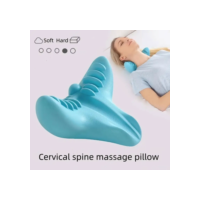 Relaxador de pescoço e ombro, dispositivo de tração cervical, acupressão, pescoço, ombro, costas, suporte, travesseiro de massagem, maca de pescoço