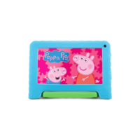 Tablet Infantil Peppa Pig 7" Wi-Fi 4GB RAM 64GB Android 13 Quad-Core com Capa Resistente, Controle Parental e Câmera Frontal 2MP Multi - NB420