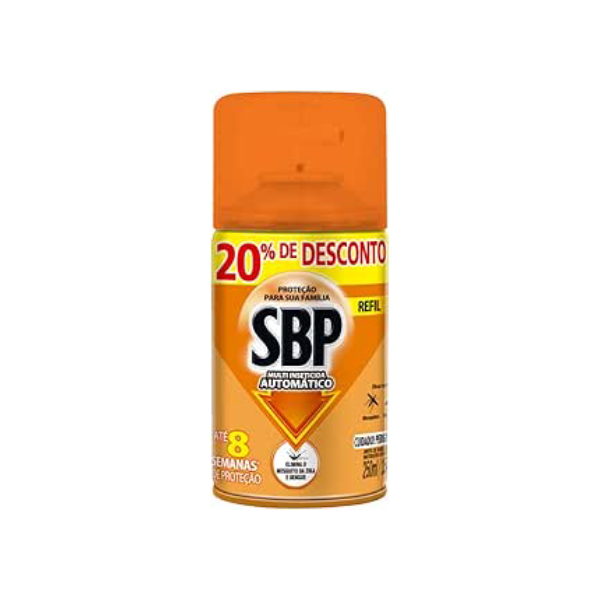 SBP Multi Inseticida Automático Refil 250 Ml Embalagem Econômica