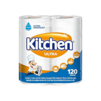 Papel Toalha Kitchen Ultra 120 Folhas