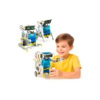 Kit Robótica Educacional Robô 13 Em 1 Energia Solar Infantil