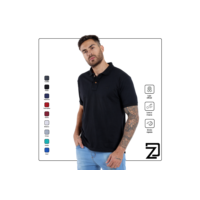 Camisa Polo Básica Masculina Piquet Slim