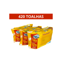 420 Toalhas Umedecidas/3 Pacotes- Upa Bebê Promoção