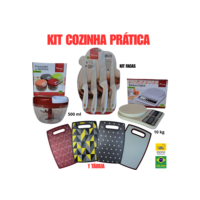 KIT Cozinha Prática Facas Tábua Processador e Balança tudo para Sua Comodidade