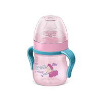 Lillo Caneca Aprendizado C/ Alça Evolution Bebedor SIL 150 ml - Menina, Lillo, Rosa/Verde