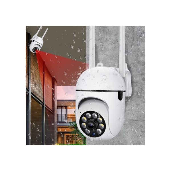 Câmera IP Sem Fio 1080p Para Ambientes Internos E Externos Detecção Do Corpo Com Visão Noturna Colorida Ai