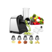 Cortador Elétrico Automático de Vegetais Ralador Aço inoxidável 250 W com 5 Lâminas