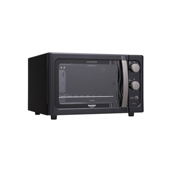 Forno de bancada elétrico Dako Supreme Preto 44 litros com grill dourador - 220v