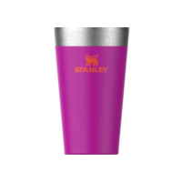 Stanley - Copo de cerveja isolado, copo empilhável Stay Chill de 473 ml, para bebidas quentes ou frias, Vivid Violet