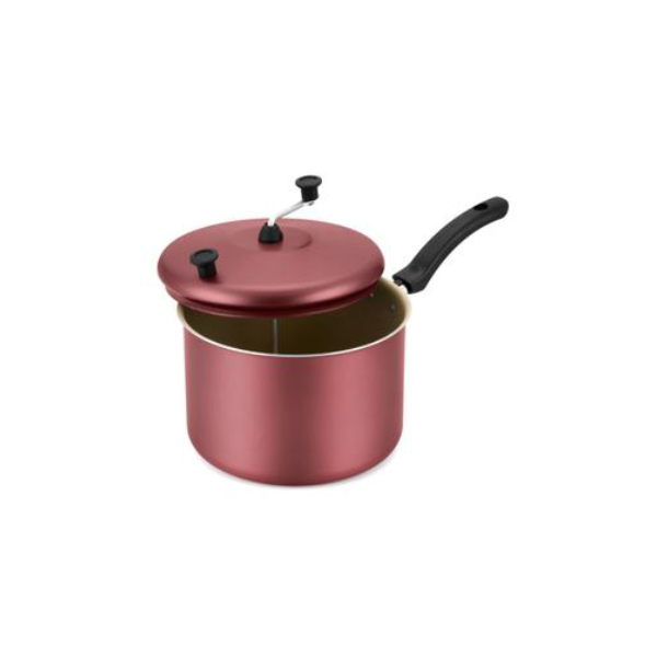 Pipoqueira Cereja Antiaderente Bege Aluminio Nacional 20cm - Alumínio Nacional