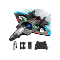 Avião Drone Combat Aircraft Controle Remoto 2.4ghz 4 Motores