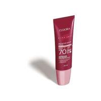 EUDORA NIINA SKIN PROTETOR SOLAR FACIAL ANTIOLEOSIDADE FPS 70 REGULAR 40g