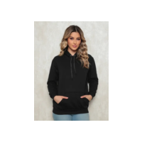 Moletom Liso Flanelado Feminino Blusa De Frio Canguru