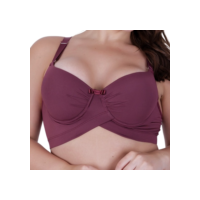 Sutiã Plus Size Base Cruzada Alça Reforçada Bojão Feminino Terra e Mar Alice