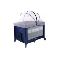 Berço Cercado Portátil Para Bebê Sleep Até 18kgs Azul Voyage