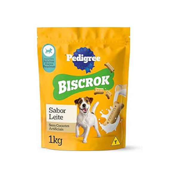 Biscoito Pedigree Biscrok Para Cães Adultos Raças Pequenas, 1 kg