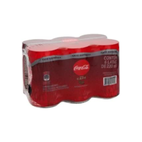 Pack de Coca-Cola Café 220ml 6 unidades