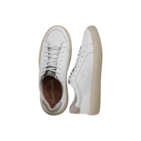 Sapatênis Creme Denim Bora | Democrata - Branco