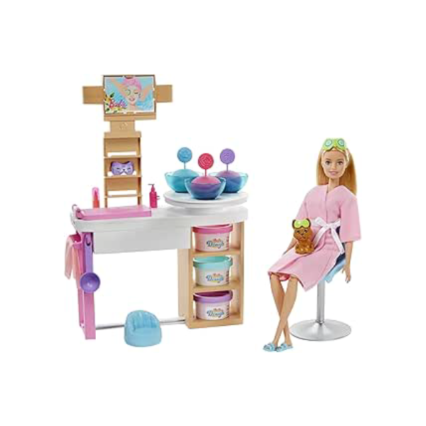 Barbie Wellness Spa de Luxo com Massinha, Mattel