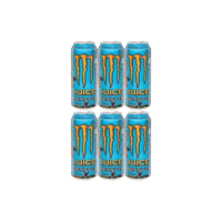 Energetico Monster Energy Fardo Com 6 Latas De 473ml Sabores Monster Energy Drink Juicy Mango Loco