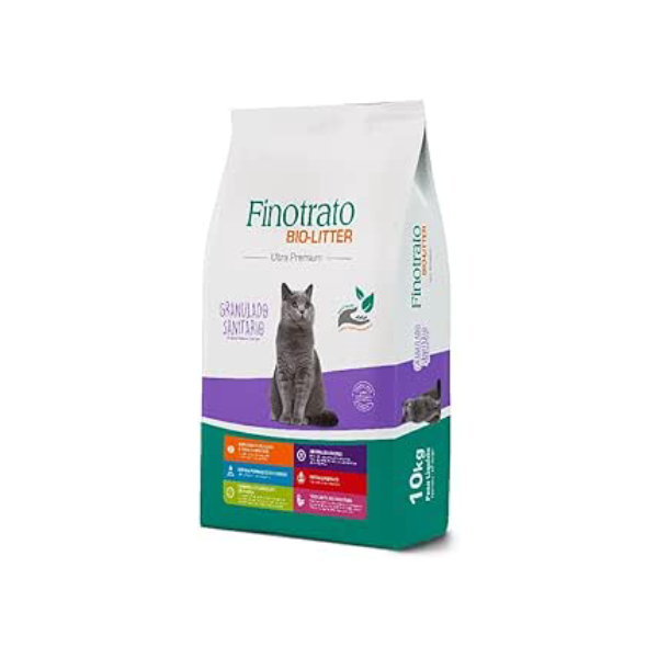 Racoes V.B Granulado Sanitario Finotrato Bio-Litter 10 Kg