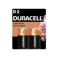 Duracell Pilha Alcalina D Grande Duracell Com 2 Unidades