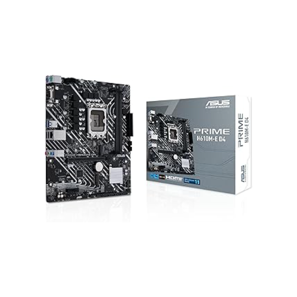 PLACA MAE ASUS PRIME H610M-E D4 LGA 1700 DDR4, preto