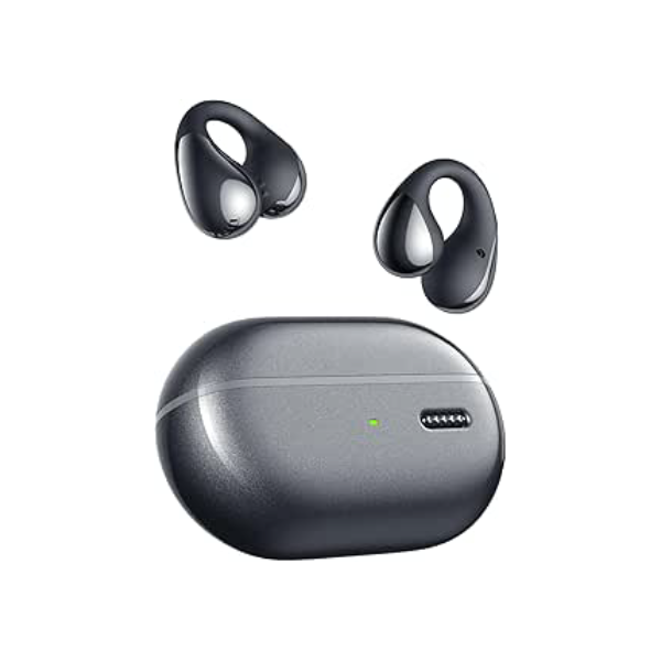 SoundPEATS PearlClip Pro Fones de Ouvido Bluetooth 5.4 de Ouvido Aberto com Presilha, IPX5 à Prova d'Água, 24H de Bateria, Controle por APP, Fones Esportivos para Corrida, Ciclismo e Fitness
