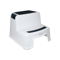 Clingo Escada Infantil Antiderrapante Dois Degraus Infantil Resistente Menino Menina/Escadinha Criança Banheiro Pia Assento Sanitario Vaso/Suporta até 80kg (Azul)