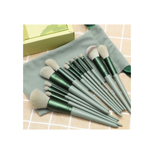 Kit 13 Pçs Pincéis De Maquiagem Contorno Kabuki Profissional