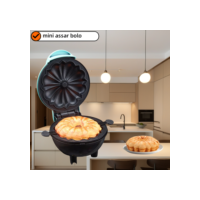 Mini elétrica antiaderente máquina de cozimento de bolo quiche/forno/máquina de ovo mini ferro 110v