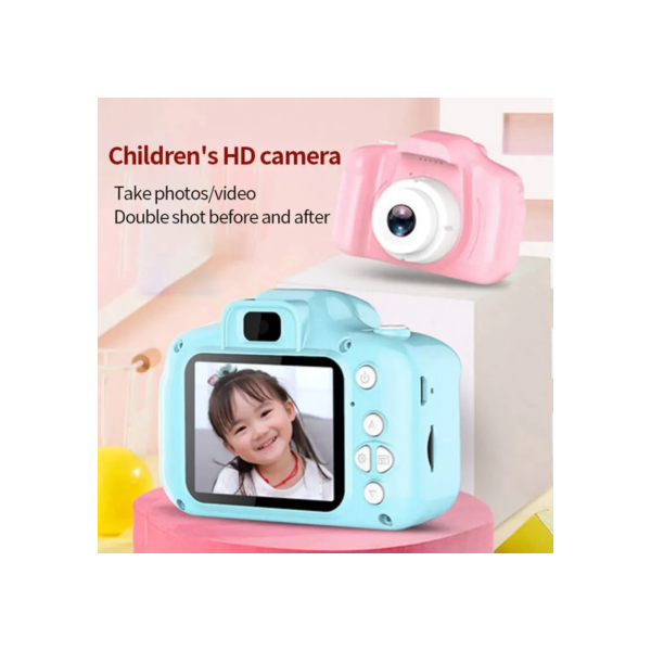 Mini Câmera Digital com Vídeo HD para Crianças, Câmera Fotográfica, Pode Tirar Fotos, Pequenos Brinquedos para Crianças, Presente de Aniversário, X2