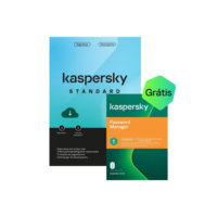Kaspersky Standard + Kaspersky Password Manager 1 Dispositivo 1 Ano, Digital para Download - KL1058KDAFS